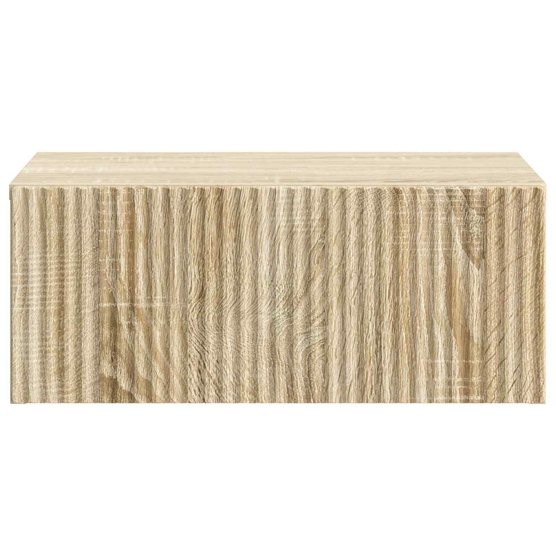 Wisząca Szafka Nocna 2 pcs dąb Sonoma 49 x 34,5 x 20 cm