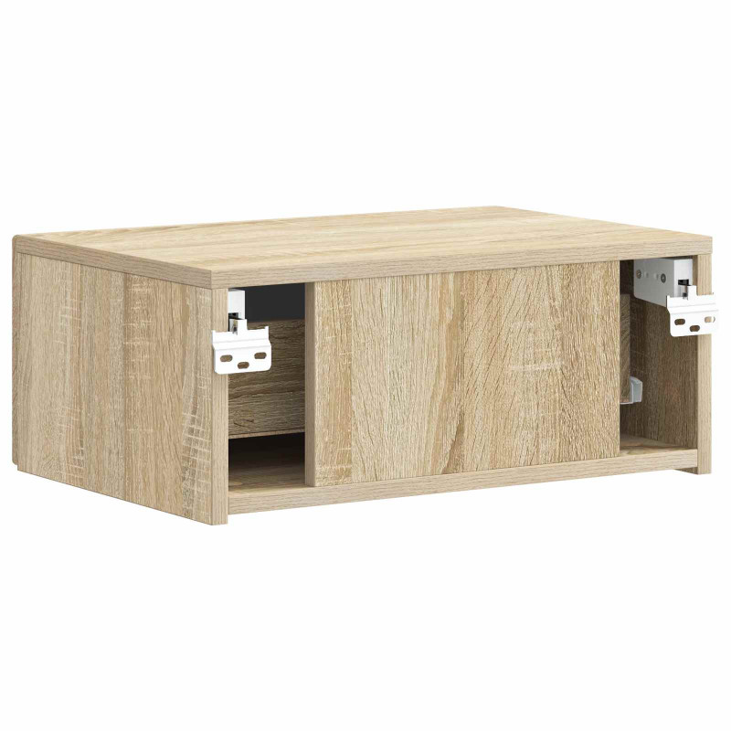 Wisząca Szafka Nocna 2 pcs dąb Sonoma 49 x 34,5 x 20 cm