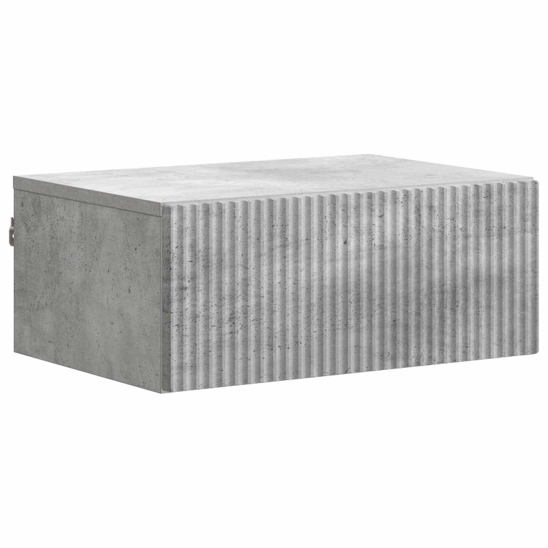 Wisząca Szafka Nocna Betonowy szary 49 x 34,5 x 20 cm