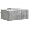 Wisząca Szafka Nocna 2 pcs Betonowy szary 49 x 34,5 x 20 cm