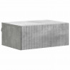 Wisząca Szafka Nocna 2 pcs Betonowy szary 49 x 34,5 x 20 cm