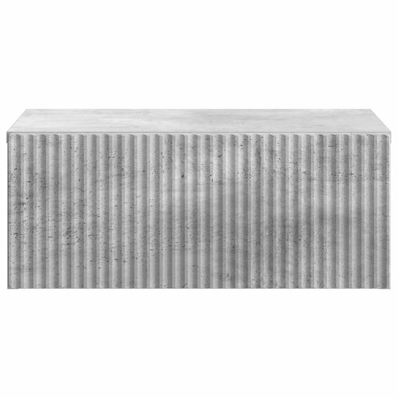 Wisząca Szafka Nocna 2 pcs Betonowy szary 49 x 34,5 x 20 cm