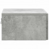 Wisząca Szafka Nocna 2 pcs Betonowy szary 49 x 34,5 x 20 cm