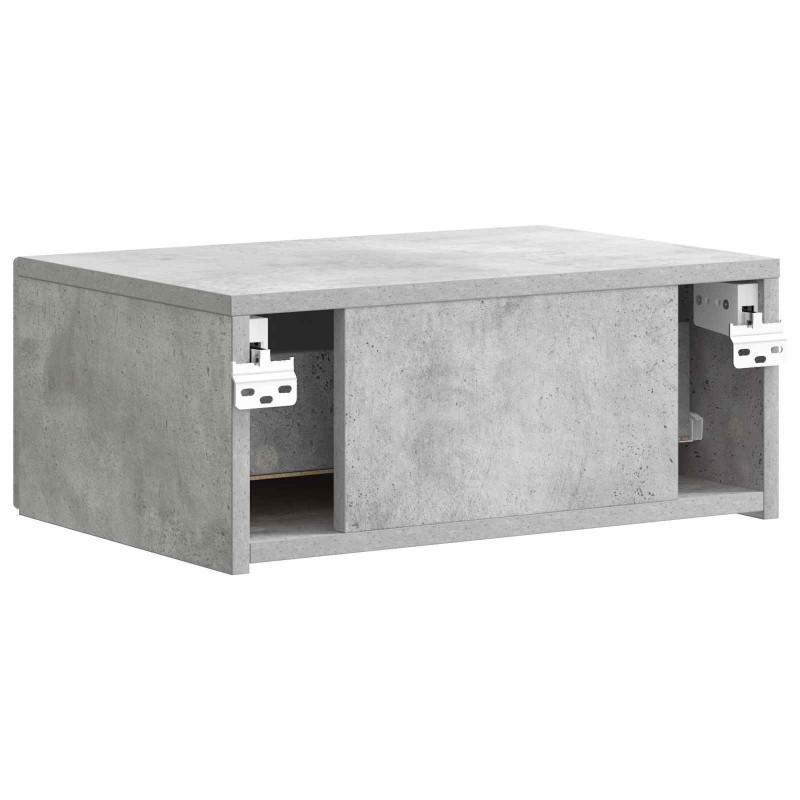 Wisząca Szafka Nocna 2 pcs Betonowy szary 49 x 34,5 x 20 cm