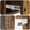 Wisząca Szafka Nocna 2 pcs Dąb wędzony 49 x 34,5 x 20 cm