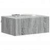 Wisząca Szafka Nocna 2 pcs Szary Sonoma 49 x 34,5 x 20 cm