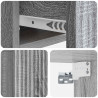 Wisząca Szafka Nocna 2 pcs Szary Sonoma 49 x 34,5 x 20 cm