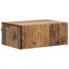 Wisząca Szafka Nocna 2 pcs Stare drewno 49 x 34,5 x 20 cm