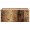 Wisząca Szafka Nocna 2 pcs Stare drewno 49 x 34,5 x 20 cm