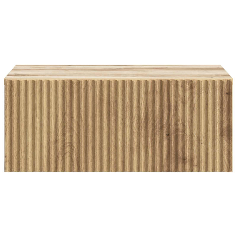 Wisząca Szafka Nocna 2 pcs Dąb artisan 49 x 34,5 x 20 cm