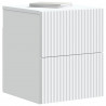 Wisząca Szafka Nocna z szufladą 2 pcs Biały 33 x 34,5 x 40 cm