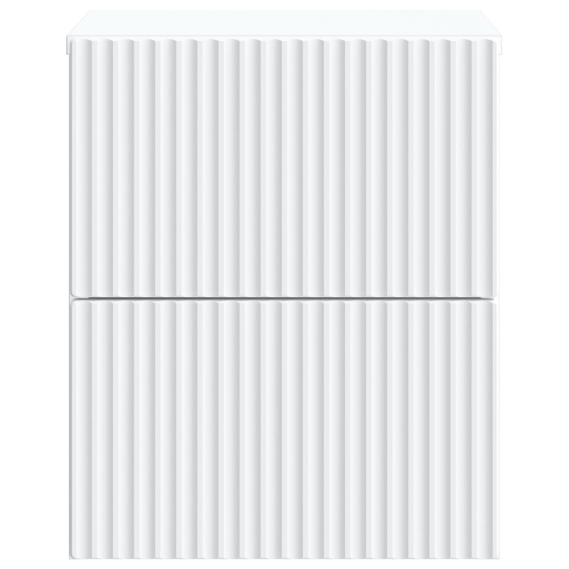 Wisząca Szafka Nocna z szufladą 2 pcs Biały 33 x 34,5 x 40 cm