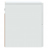 Wisząca Szafka Nocna z szufladą 2 pcs Biały 33 x 34,5 x 40 cm