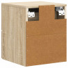 Wisząca Szafka Nocna 2 pcs dąb Sonoma 33 x 34,5 x 40 cm