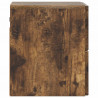 Wisząca Szafka Nocna 2 pcs Dąb wędzony 33 x 34,5 x 40 cm