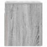 Wisząca Szafka Nocna 2 pcs Szary Sonoma 33 x 34,5 x 40 cm
