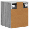 Wisząca Szafka Nocna 2 pcs Szary Sonoma 33 x 34,5 x 40 cm
