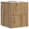 Wisząca Szafka Nocna 2 pcs Dąb artisan 33 x 34,5 x 40 cm
