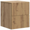 Wisząca Szafka Nocna 2 pcs Dąb artisan 33 x 34,5 x 40 cm