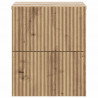 Wisząca Szafka Nocna 2 pcs Dąb artisan 33 x 34,5 x 40 cm
