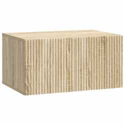 Szafka RTV montowana na ścianie dąb Sonoma 59,5 x 41 x 30 cm