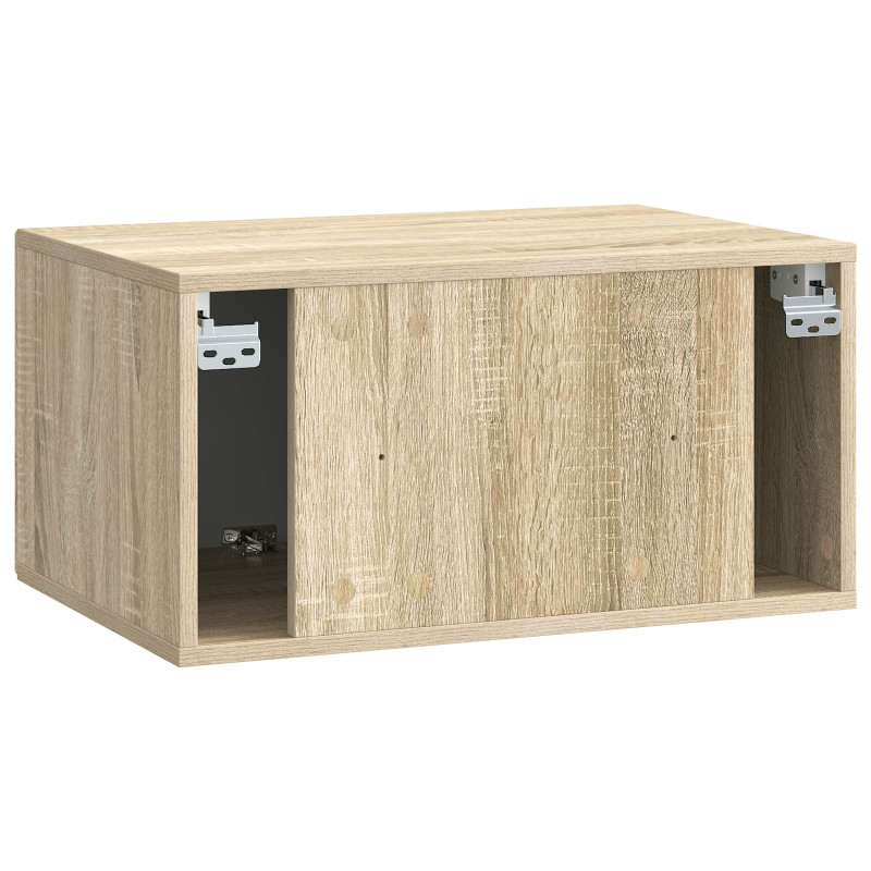 Szafka RTV montowana na ścianie dąb Sonoma 59,5 x 41 x 30 cm