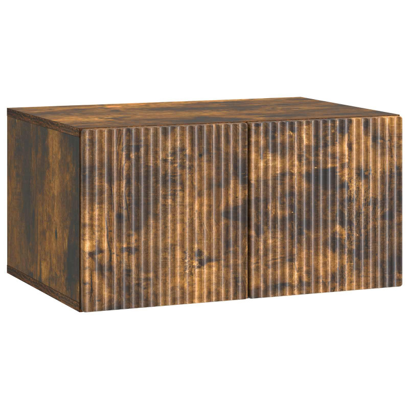 Szafka RTV montowana na ścianie Dąb wędzony 59,5 x 41 x 30 cm