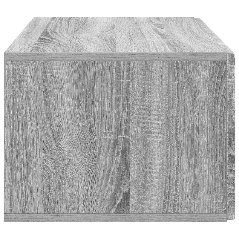 Szafka RTV montowana na ścianie Szary Sonoma 59,5 x 41 x 30 cm