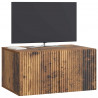 Szafka RTV montowana na ścianie Stare drewno 59,5 x 41 x 30 cm