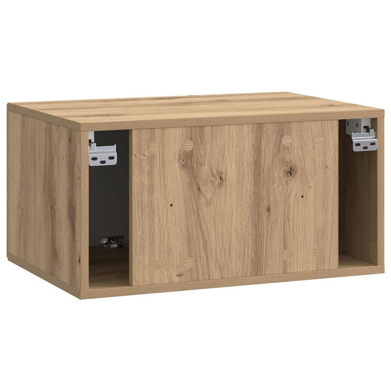 Szafka RTV montowana na ścianie Dąb artisan 59,5 x 41 x 30 cm