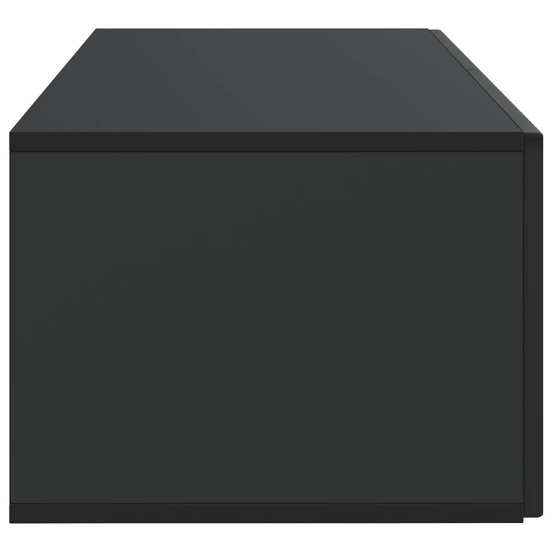 Szafka RTV montowana na ścianie Czarny 78,5 x 41 x 30 cm