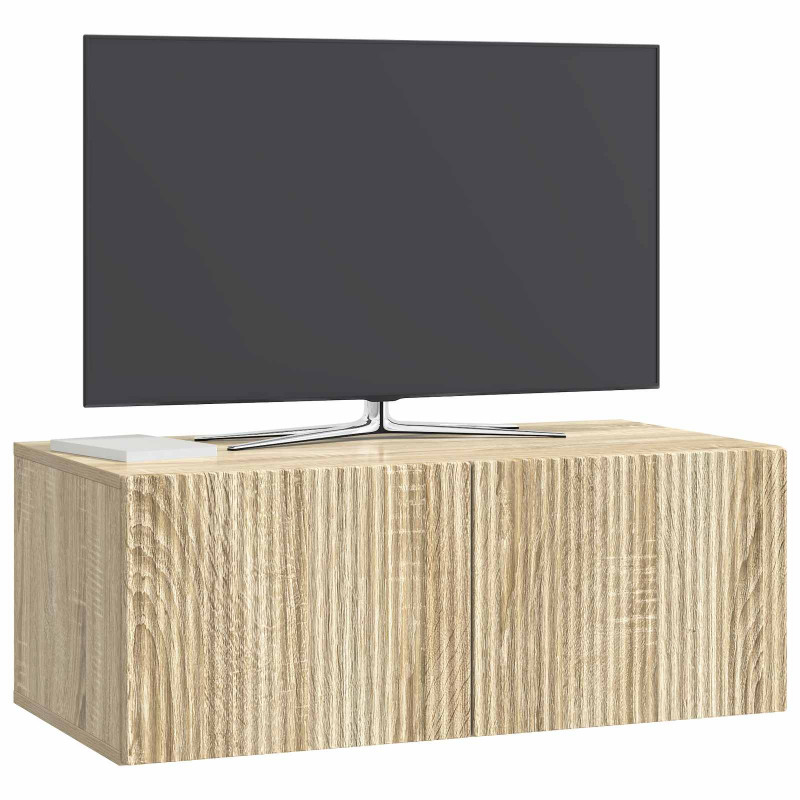 Szafka RTV montowana na ścianie dąb Sonoma 78,5 x 41 x 30 cm