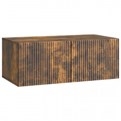 Szafka RTV montowana na ścianie Dąb wędzony 78,5 x 41 x 30 cm