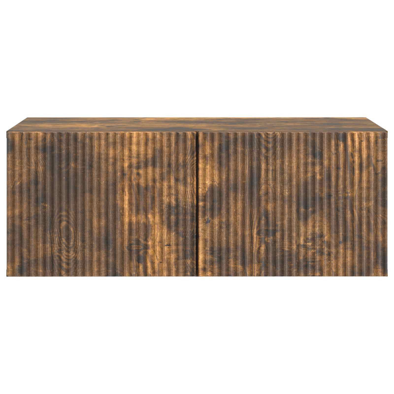 Szafka RTV montowana na ścianie Dąb wędzony 78,5 x 41 x 30 cm