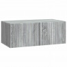 Szafka RTV montowana na ścianie Szary Sonoma 78,5 x 41 x 30 cm