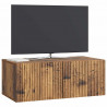 Szafka RTV montowana na ścianie Stare drewno 78,5 x 41 x 30 cm