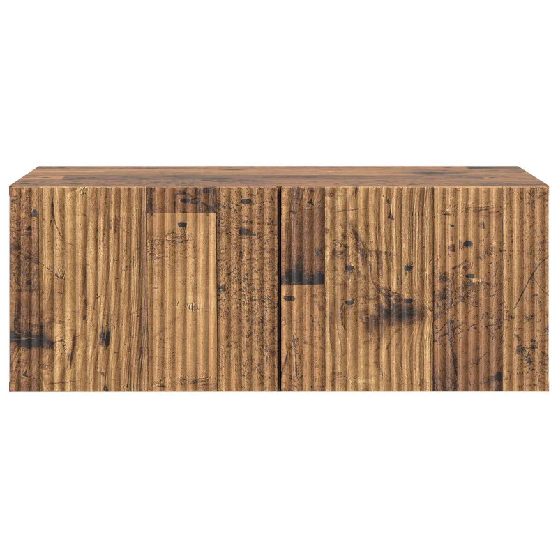 Szafka RTV montowana na ścianie Stare drewno 78,5 x 41 x 30 cm