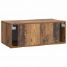 Szafka RTV montowana na ścianie Stare drewno 78,5 x 41 x 30 cm