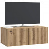 Szafka RTV montowana na ścianie Dąb artisan 78,5 x 41 x 30 cm
