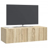 Szafka RTV montowana na ścianie dąb Sonoma 98 x 41 x 30 cm