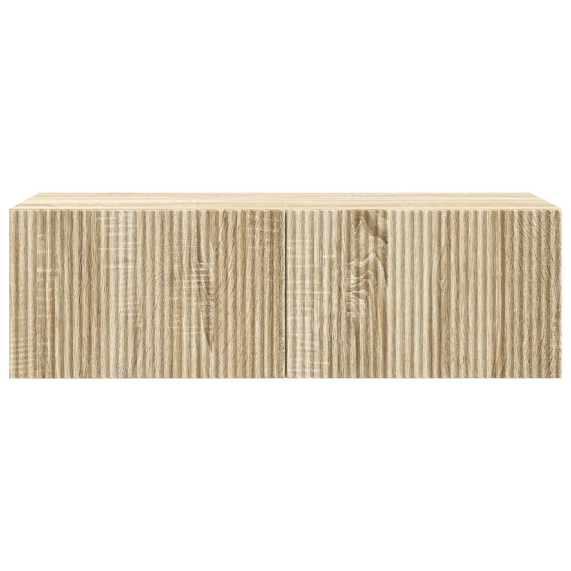 Szafka RTV montowana na ścianie dąb Sonoma 98 x 41 x 30 cm