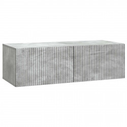 Szafka RTV montowana na ścianie Betonowy szary 98 x 41 x 30 cm