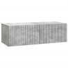 Szafka RTV montowana na ścianie Betonowy szary 98 x 41 x 30 cm