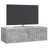 Szafka RTV montowana na ścianie Betonowy szary 98 x 41 x 30 cm