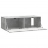 Szafka RTV montowana na ścianie Betonowy szary 98 x 41 x 30 cm
