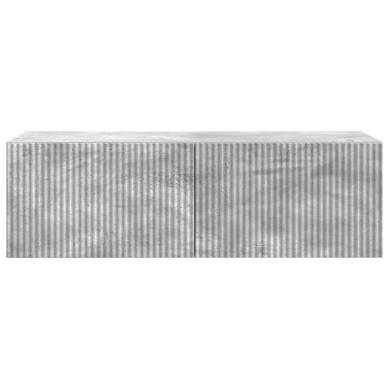Szafka RTV montowana na ścianie Betonowy szary 98 x 41 x 30 cm