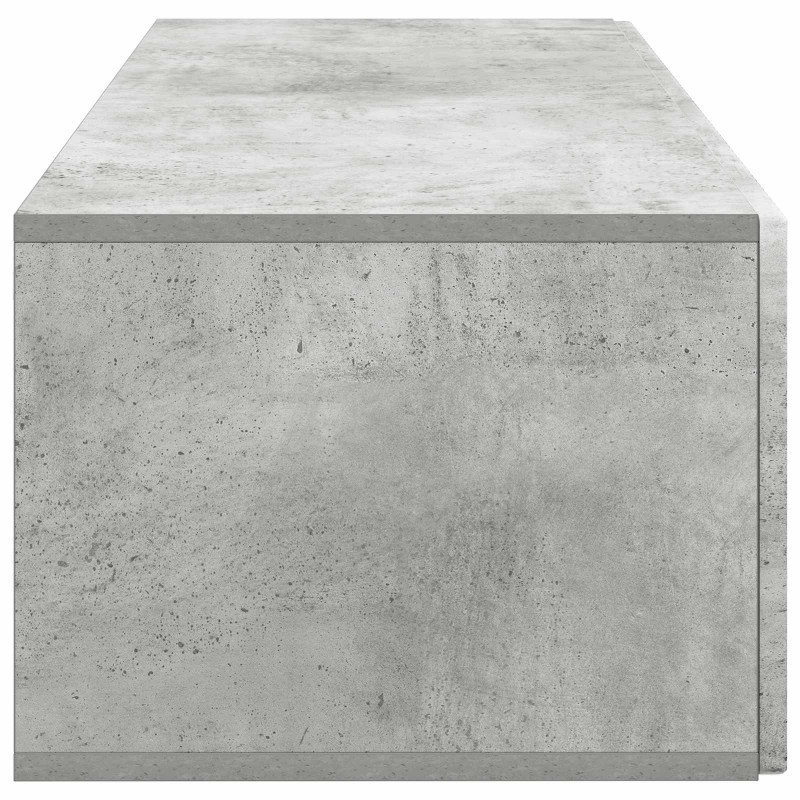 Szafka RTV montowana na ścianie Betonowy szary 98 x 41 x 30 cm