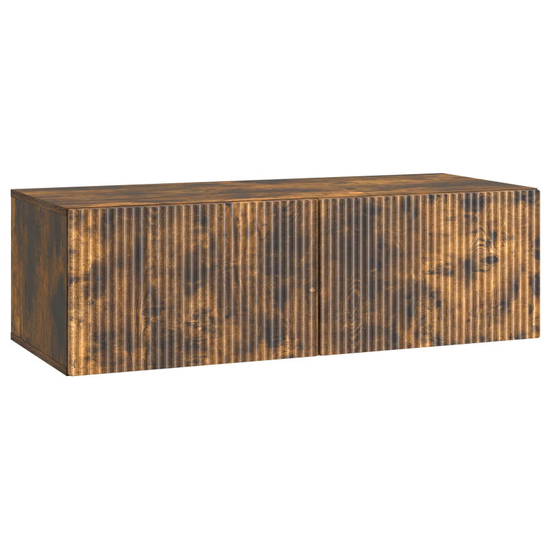 Szafka RTV montowana na ścianie Dąb wędzony 98 x 41 x 30 cm