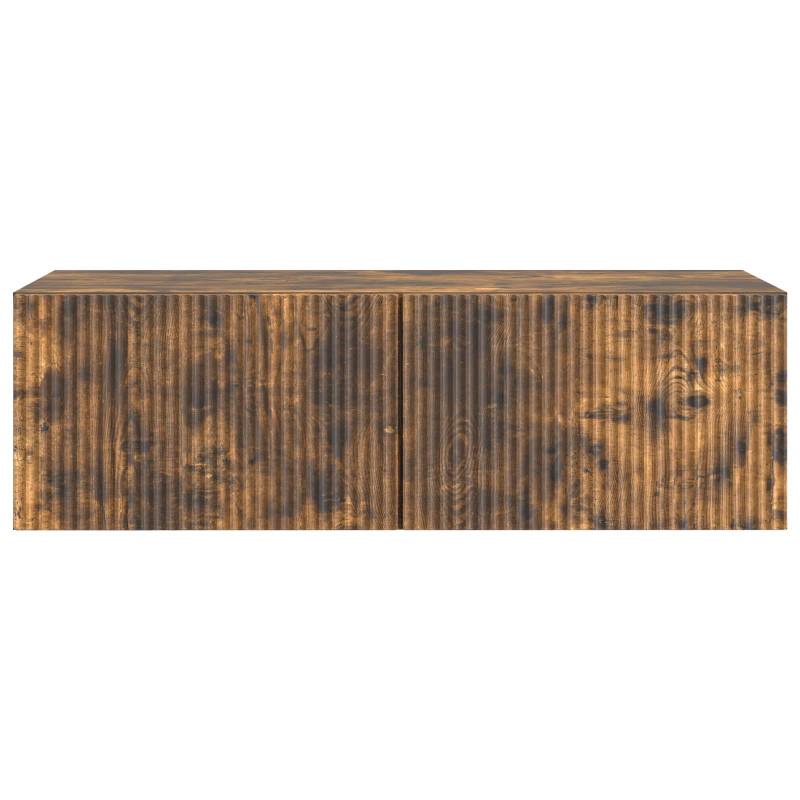 Szafka RTV montowana na ścianie Dąb wędzony 98 x 41 x 30 cm