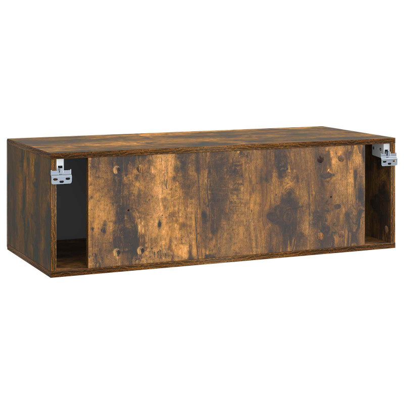 Szafka RTV montowana na ścianie Dąb wędzony 98 x 41 x 30 cm